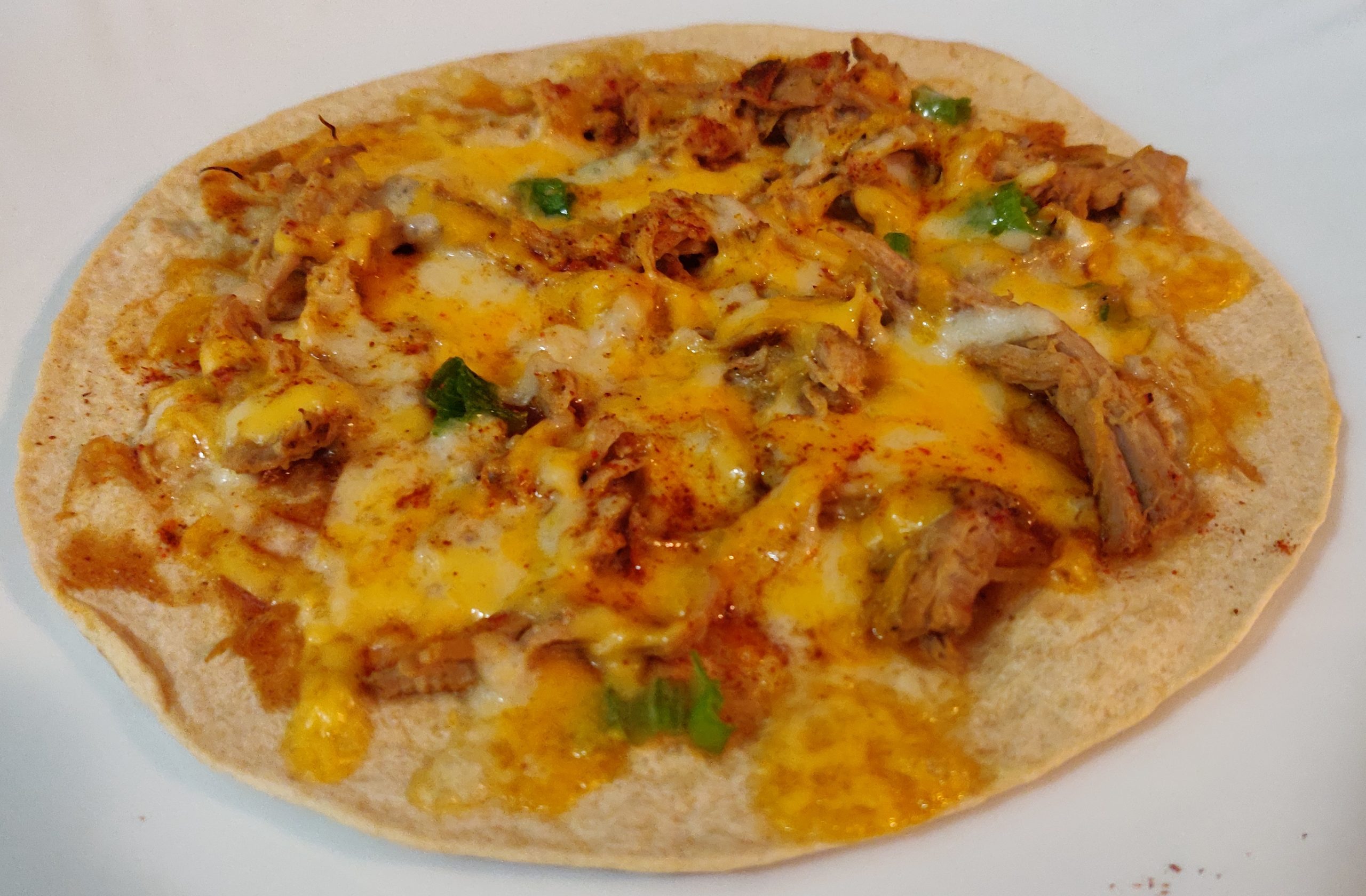 Pulled Pork Taco Pizza