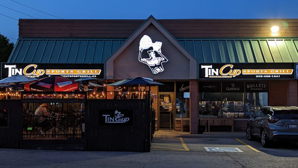 Tin Cup Sports Grill YUMMY 4 UR TUMMY